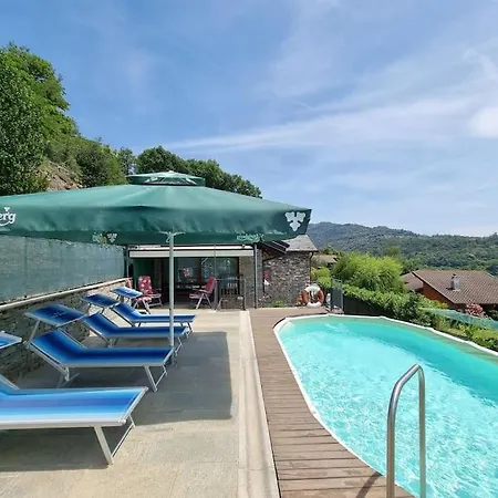 Hébergement de vacances Lovely With Pool And Views! - Casa Betulle San Bernardino Verbano